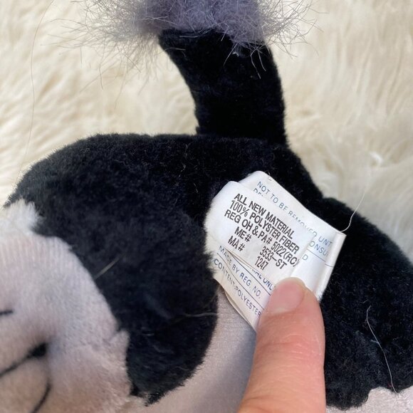 Goffa Panther Plushy Cub Stuffed Toy Black Gray Big Cat Plush Stuffy Vintage - Picture 10 of 12